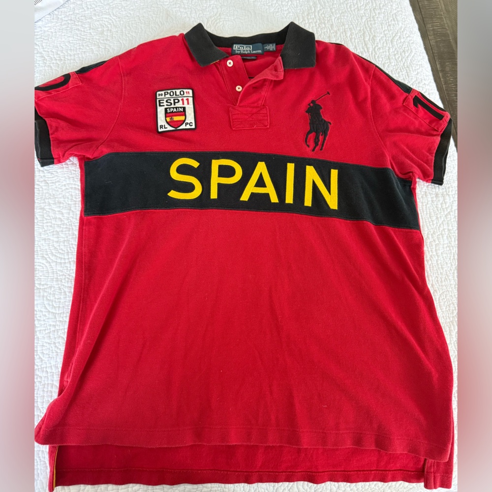 Polo Ralph Lauren Red Spain Polo Shirt